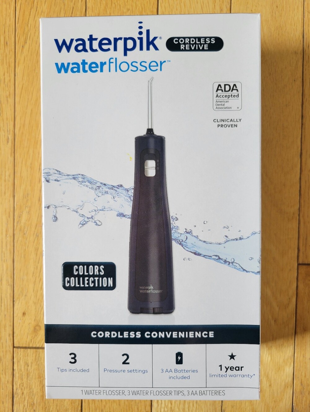 Waterproof Water Flosser Cordless Revive Model WF-03W033 Blue New In Box